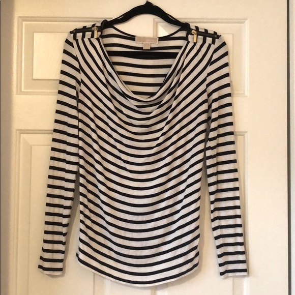 Michael Kors Striped Long Sleeve Shirt - Picture 1 of 3